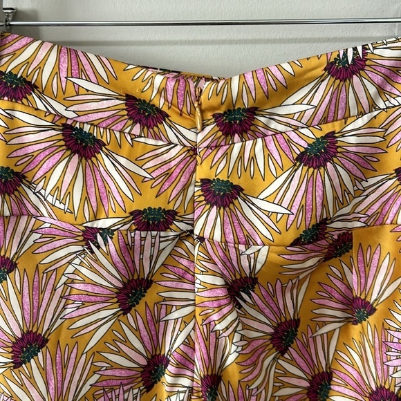 FREE PEOPLE Normani Bias Floral Printed Midi Skirt Drapey in Honey Size 4 NEW - Picture 9 of 15